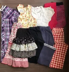 ① used ブランド 120 女の子 春夏 子ども服 ワンピース 半袖 セットのサムネイル