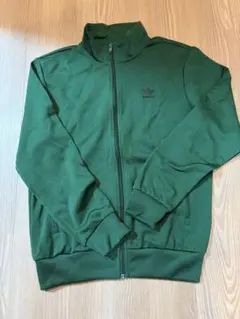 アディダス ビッグサイズ トレフォイル 刺繍 トラックジャケット 緑