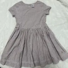 PETIT BATEAU ストライプ 半袖ワンピース