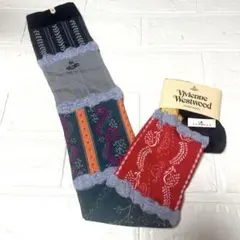 Vivienne Westwood オーバーニーソックス 新品未使用パッチワーク
