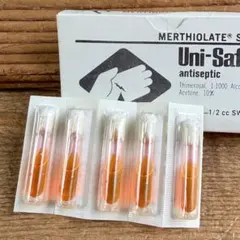 Uni-Safe★MERTHIOLATE SWABSビンテージUSAアメリカ雑貨