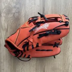 Mizuno ミズノ軟式グローブ オレンジ 右投げ　ワイルドキッズ サイズ5S