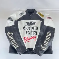 Rothmans 値下げ❗️ホンダ ライダースーツ 革ツナギ セパレート当時物