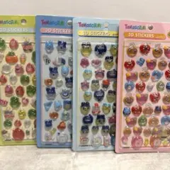 ボンボンドロップシールたまごっち 3D 4枚セット