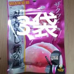 忍者めし 鉄の鎧 ピーチ味　3袋