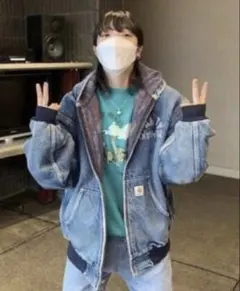 a*ね様 Carhartt デニムアクティブジャケット　あいみょん着