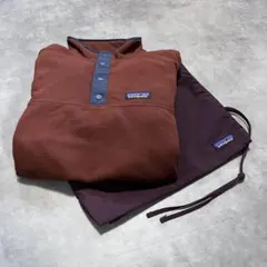 【保存袋付き】 Patagonia スナップT マイクロD ブラウン フリース