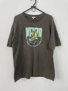 KENZO ケンゾー　 Tシャツ　カーキ 00s