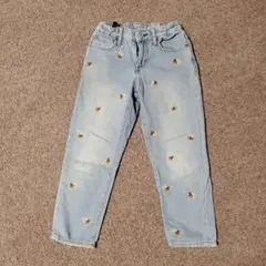 GAP　デニム花刺繍　130㌢