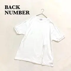 バックナンバー オーバサイズ半袖Tシャツ ホワイト L スリット 綿100%のサムネイル