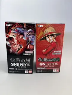 ワンピース カード 受け継がれる意志 蒼海の七傑 各1BOX テープ付き