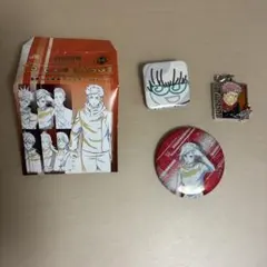 呪術廻戦　アニメ第二期ポップアップストア　缶バッチ2個とチャーム