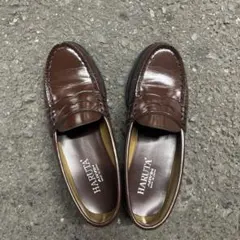 HARUTA ブラウン ローファー