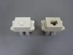 LANケーブル モジュラージャック　CAT5E 2個 / 未使用