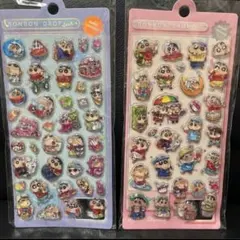 クレヨンしんちゃん　ボンボンドロップシール　ウォーターシール　２枚セット