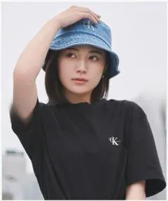 【未使用・タグ付】カルバン・クライン　デニム　バケットハット　サイズM