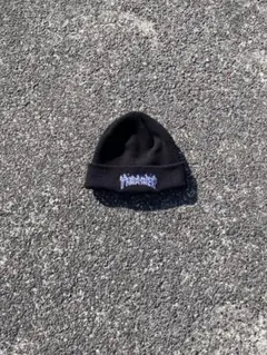 THRASHER 黒 ビーニー