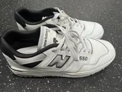 New Balance 550 ホワイト/ブラック スニーカー