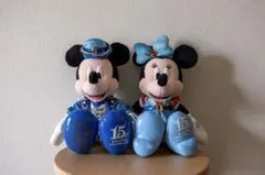 東京ディズニーシー15周年　ミッキー＆ミニー　ぬいぐるみ