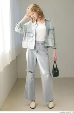coca ダメージデニム