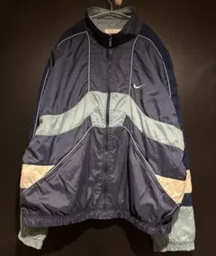 90s 銀タグ ナイキ　NIKE ナイロン ジャケット　ウィンドブレーカー XL