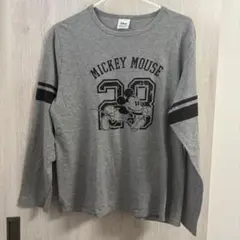 ベルメゾン　ディズニー　ミッキーロンT グレー　サイズLLのサムネイル