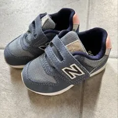 New Balance ベビースニーカー ネイビー/ピンク　12
