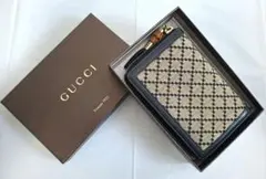 GUCCI グッチ ディアマンテ バンブータッセル ラウンドジップ 二つ折り財布