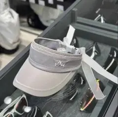 PXG レディース サンバイザー 帽子 日除け帽 アウトドアゴルフキャップ