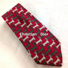 Christian Dior ディオール キャット 猫 ネクタイ クリスマス