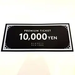 大特価‼️バーニーズニューヨーク　プレミアムチケット　優待券　割引きチケット