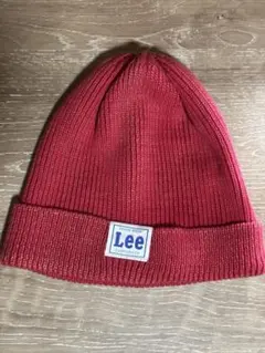 Lee レッドニット帽 Sサイズ LA0386ビーニー