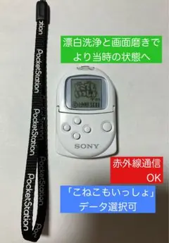 動作確認済 ポケットステーション ポケステ ホワイト PocketStation