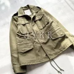 HYKE フィールドジャケット 羽織 ライトアウター Sのサムネイル