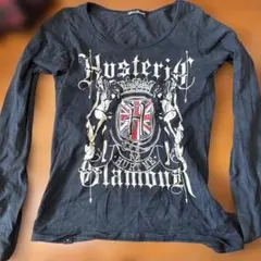 HYSTERIC GLAMOUR 長袖カットソー ブラック - メルカリ