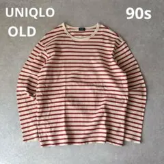 90s OLD UNIQLO ボーダー ロンT archive Y2K