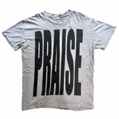 DIESEL PRAISE グラフィックTシャツ 文字T グレー y2k