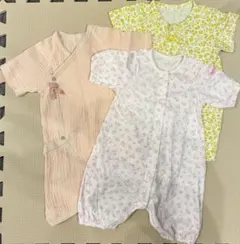新生児用ロンパース3点セット