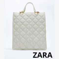 ZARA キルティングショルダーバッグ