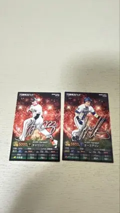 プロ野球スピリッツ 2025年シーズン サイン入りプロ野球カード2枚セット