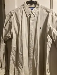 Ralph Lauren ベージュ ボタンダウンシャツ