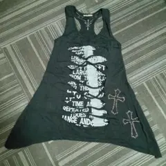 GHOST of HARLEM ブラック スタッズタンクトップ