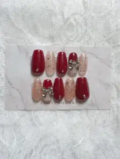 No.10ネイルチップ付属品ありサイズ変更可　現品即購入OK