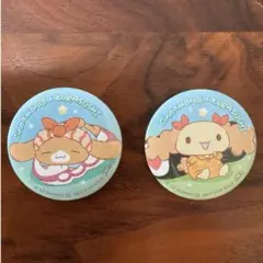 缶バッジ シナモロール くら寿司 カプチーノとシフォン