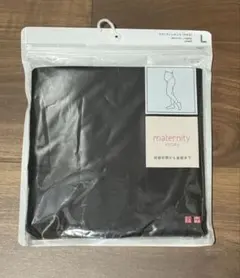 マタニティレギンス 十分丈 サイズL ブラック