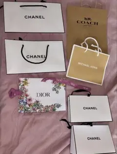 CHANEL・DIOR・COACH・MK 紙袋セット