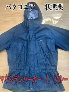 パタゴニア マウンテンパーカー ブルー サイズL