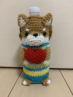 ペットボトルカバー　ハンドメイド　柴犬