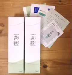 【新品未開封】 越後酵素　蓬緑　720ml×2本 (蓬緑茶 付き)