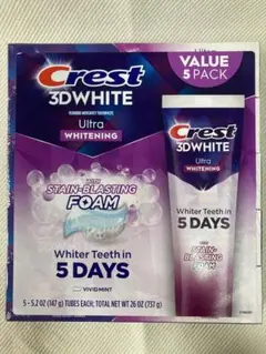 Crest 3D White Brilliant Mint 5本パック - メルカリ